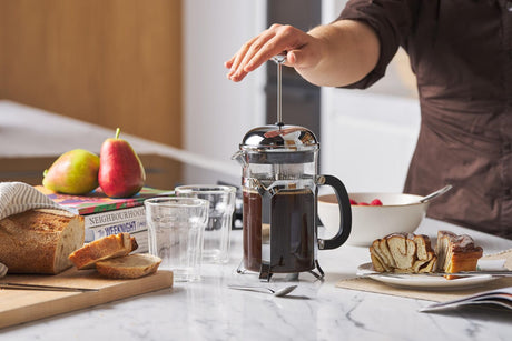 Avanti 800ml/6-Cup Domo Café Press Coffee Plunger - Stainless Steel French Press
