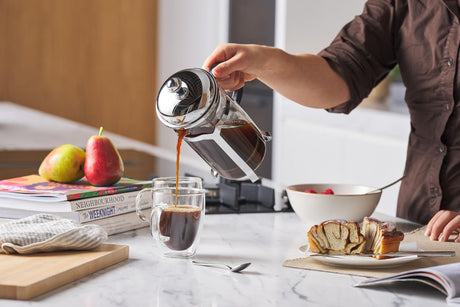 Avanti 1L/8-Cup Domo Café Press Coffee Plunger - Stainless Steel French Press