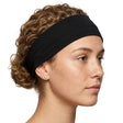 Black Sports Headband - 8cm Elastic Stretch Hair Band (Yoga/Gym)