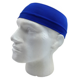 PLAIN HEADBAND Elastic Stretch Sports Yoga Hair Band Unisex 8cm Wide Wrap - Red
