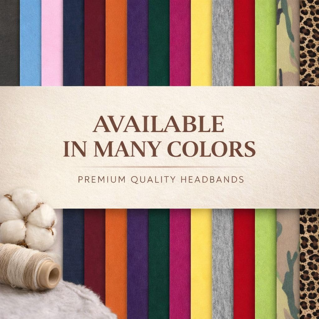 Purple Sports Headband - 8cm Elastic Stretch Hair Band (Yoga/Gym)