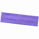 Purple Sports Headband - 8cm Elastic Stretch Hair Band (Yoga/Gym)