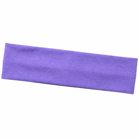 Purple Sports Headband - 8cm Elastic Stretch Hair Band (Yoga/Gym)