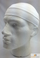 PLAIN HEADBAND Elastic Stretch Sports Yoga Hair Band Unisex 8cm Wide Wrap