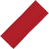 3x Red Sports Headband Pack - 8cm Elastic Stretch Hair Band (Yoga/Gym)
