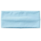3x Sky Blue Sports Headband Pack - 8cm Elastic Stretch Hair Band (Yoga/Gym)