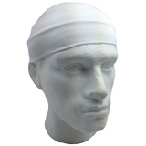 2pc Black & White Sports Headband Set - 8cm Elastic Stretch Hair Band (Yoga/Gym)