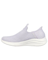 Skechers Womens Ultra Flex 3.0 Cozy Streak Slip On Shoes in Lavender