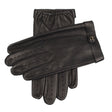 Dents Mens Unlined Leather Driving Gloves - Daniel Craig Spectre - Black (Made in England)