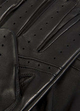 Dents Mens Unlined Leather Driving Gloves - Daniel Craig Spectre - Black (Made in England)
