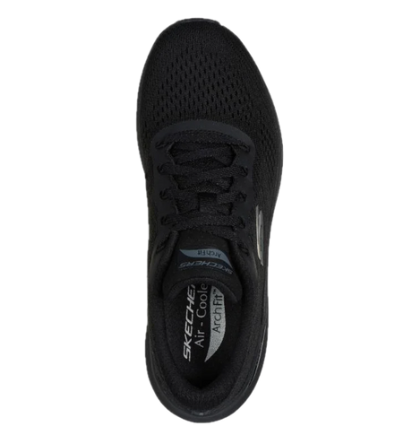 Skechers Womens Arch Fit 2.0 Big League Sneakers - Black/Black
