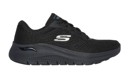 Skechers Womens Arch Fit 2.0 Big League Sneakers - Black/Black