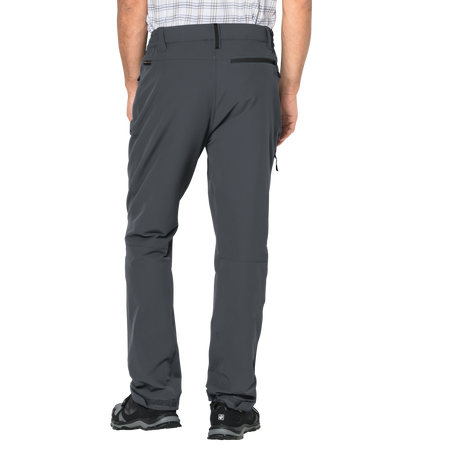 Jack Wolfskin Activate XT Mens Outdoor Hiking Pants - Dark Iron (Winter Trousers)
