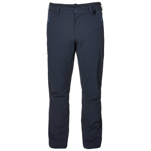 Jack Wolfskin Activate XT Mens Softshell Hiking Pants - Night Blue (PFC Free Trekking Trousers)