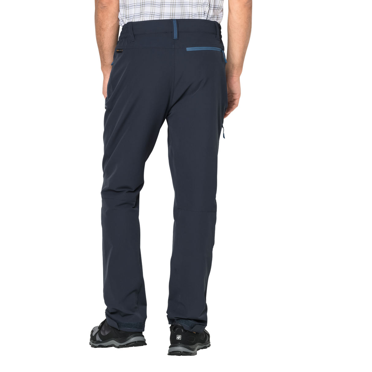 Jack Wolfskin Activate XT Mens Softshell Hiking Pants - Night Blue (PFC Free Trekking Trousers)