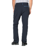 Jack Wolfskin Activate XT Mens Softshell Hiking Pants - Night Blue (PFC Free Trekking Trousers)