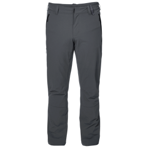 Jack Wolfskin Activate XT Mens Softshell Hiking Pants - Dark Iron (PFC Free Trekking Trousers)