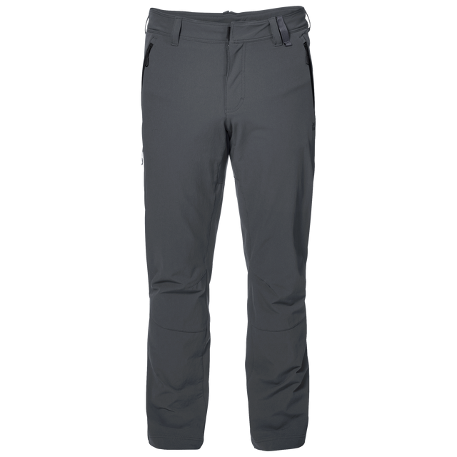 Jack Wolfskin Activate XT Mens Softshell Hiking Pants - Dark Iron (PFC Free Trekking Trousers)