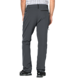Jack Wolfskin Activate XT Mens Softshell Hiking Pants - Dark Iron (PFC Free Trekking Trousers)