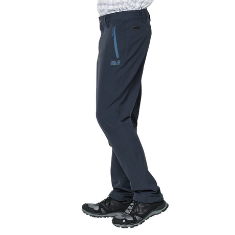 Jack Wolfskin Activate XT Mens Softshell Hiking Pants - Black (PFC Free Trekking Trousers)