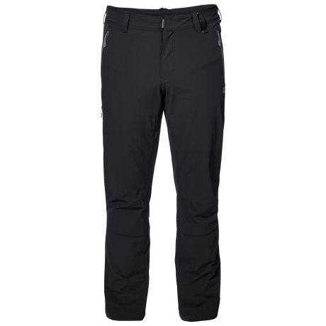 Jack Wolfskin Activate XT Mens Softshell Hiking Pants - Black (PFC Free Trekking Trousers)