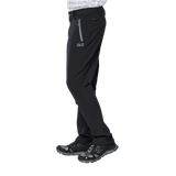 Jack Wolfskin Activate XT Mens Softshell Hiking Pants - Black (PFC Free Trekking Trousers)