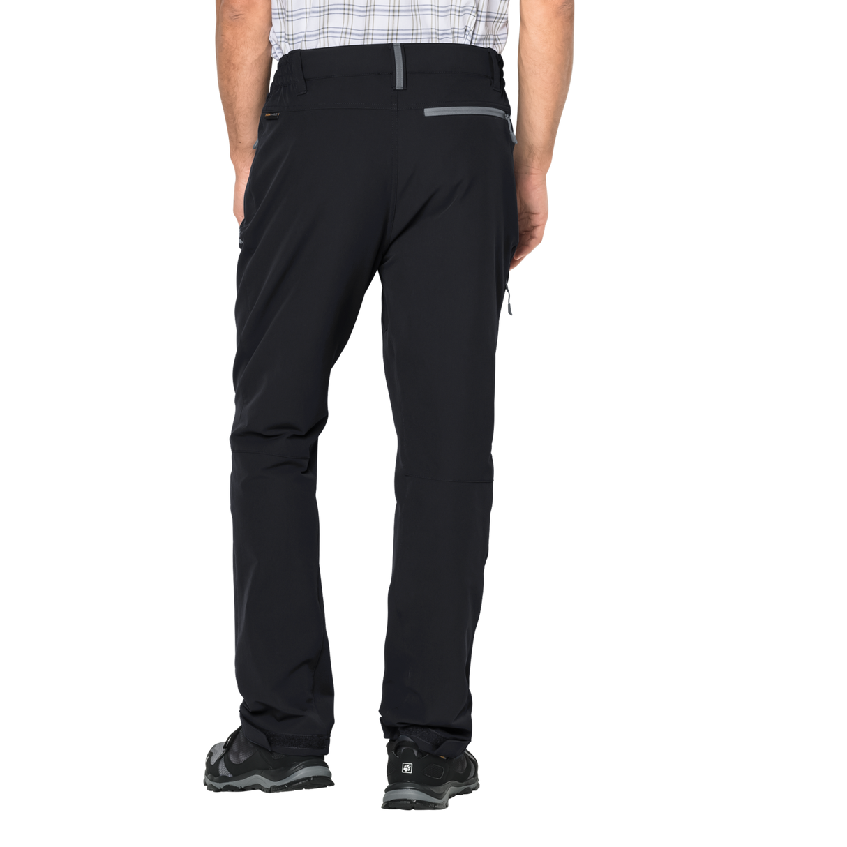 Jack Wolfskin Activate XT Mens Softshell Hiking Pants - Black (PFC Free Trekking Trousers)