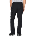 Jack Wolfskin Activate XT Mens Softshell Hiking Pants - Black (PFC Free Trekking Trousers)