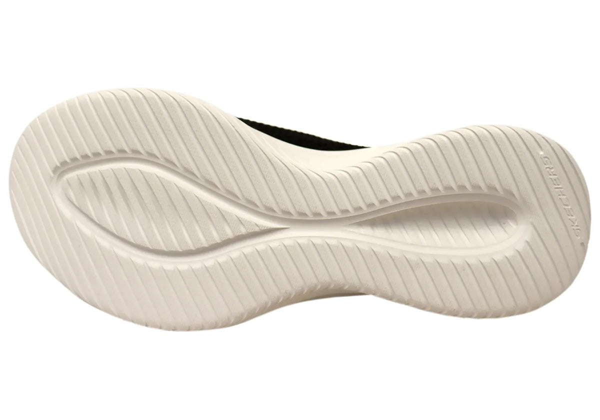 Skechers Ultra Flex 3.0 All Momentum Womens Slip-On Sneakers - Black (Casual Shoes)