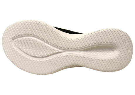 Skechers Ultra Flex 3.0 All Momentum Womens Slip-On Sneakers - Black (Casual Shoes)