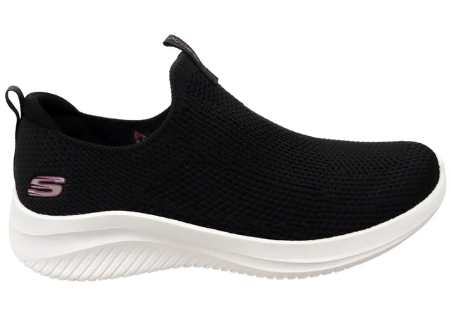 Skechers Ultra Flex 3.0 All Momentum Womens Slip-On Sneakers - Black (Casual Shoes)