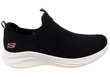 Skechers Ultra Flex 3.0 All Momentum Womens Slip-On Sneakers - Black (Casual Shoes)