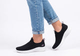 Skechers Ultra Flex 3.0 All Momentum Womens Slip-On Sneakers - Black (Casual Shoes)