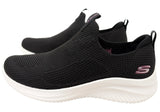 Skechers Ultra Flex 3.0 All Momentum Womens Slip-On Sneakers - Black (Casual Shoes)