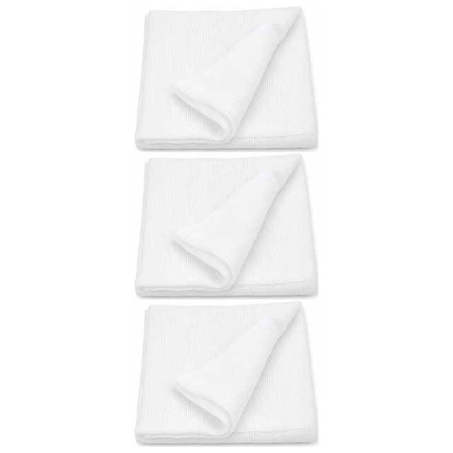 3x Cotton Muslin Cheesecloth Strainer Pack - Soymilk/Tofu/Butter Draining Gauze (91.4x150cm)