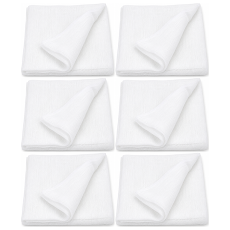 6x Cotton Muslin Cheesecloth Strainer Bulk Pack - Soymilk/Tofu/Butter Draining Gauze (91.4x150cm)