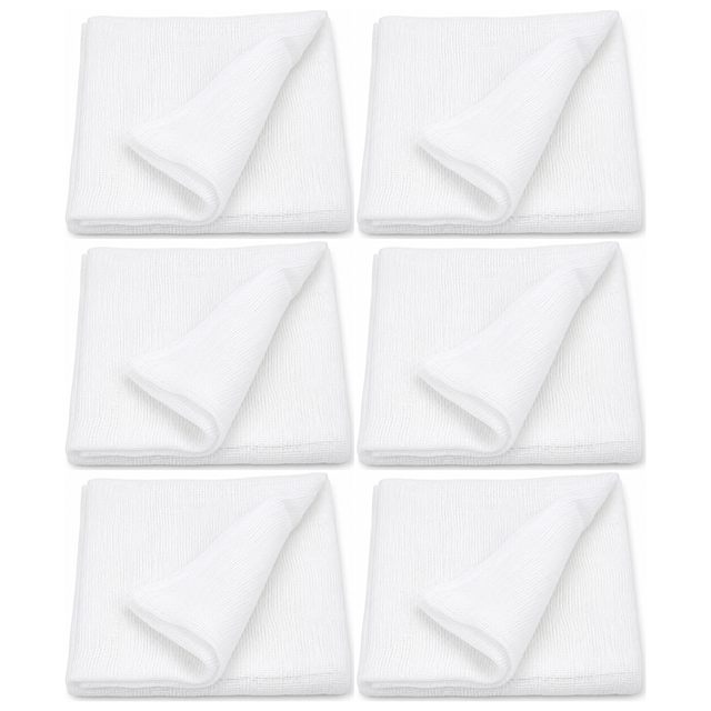 6x Cotton Muslin Cheesecloth Strainer Bulk Pack - Soymilk/Tofu/Butter Draining Gauze (91.4x150cm)