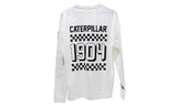 Caterpillar Long Sleeve Top Limited Edition T Shirt - White - White