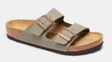 Birkenstock Unisex Arizona Regular Fit Sandals Thongs - Stone
