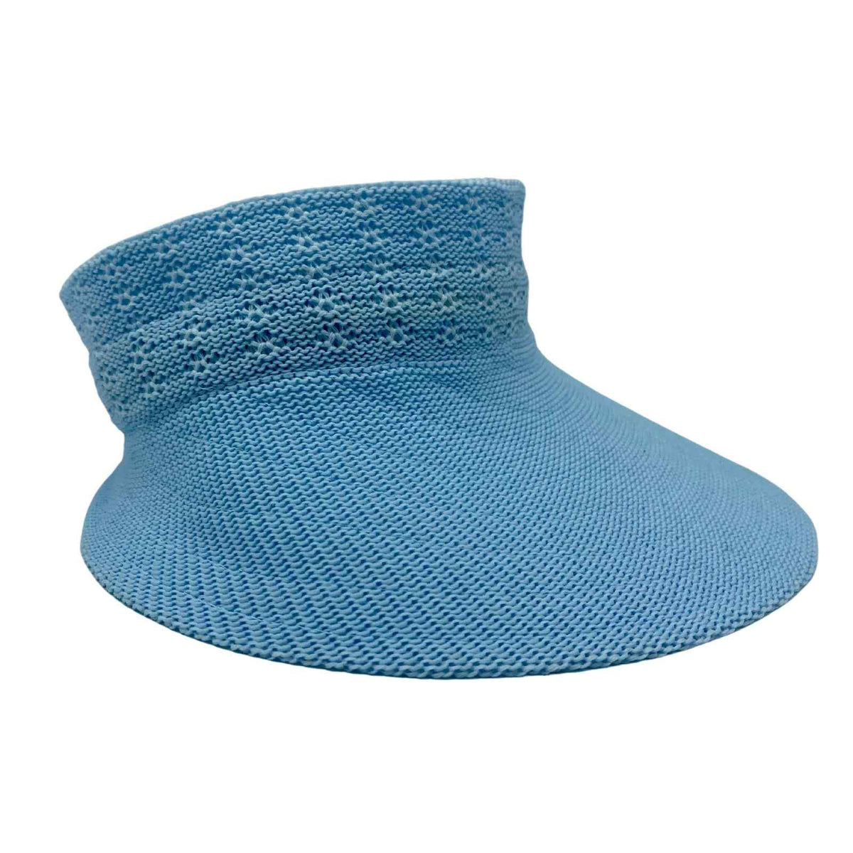 Jacaru 1512 Knitted Roll Up Visor - Foldable & Adjustable (One Size Vegan Friendly)