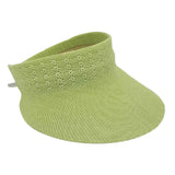 Jacaru 1512 Knitted Roll Up Visor - Foldable & Adjustable (One Size Vegan Friendly)