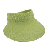 Jacaru 1512 Knitted Roll Up Visor - Foldable & Adjustable (One Size Vegan Friendly)