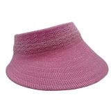 Jacaru 1512 Knitted Roll Up Visor - Foldable & Adjustable (One Size Vegan Friendly)