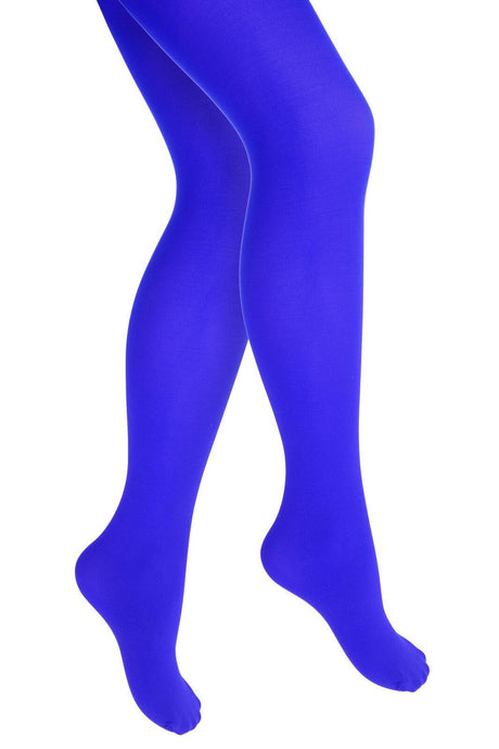 6x Blue Pantyhose Tights Bulk Pack - Womens Stockings Hosiery (One Size)