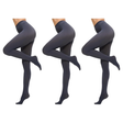 3x Grey Pantyhose Tights Bulk Pack - Womens Stockings Hosiery (One Size)