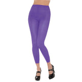 Purple Pantyhose Tights - Womens Stockings Hosiery (One Size)