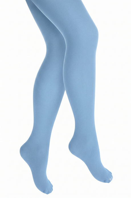 Sky Blue Pantyhose Tights - Womens Stockings Hosiery (One Size)