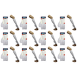 12 Pair Plain White Knee High School Socks Bulk Pack - Cotton for Girls/Boys (One Size Fits Most)