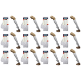 12 Pair Plain White Knee High School Socks Bulk Pack - Cotton for Girls/Boys (One Size Fits Most)