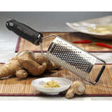Microplane Gourmet Coarse Grater Black Stainless Steel 32cm Non Slip Handle